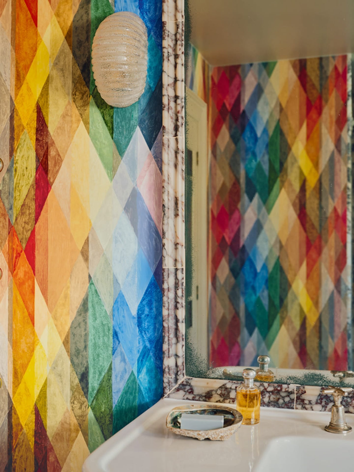 Detail der Tapete Painted Prism von Cole & Son