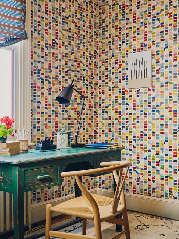 Detail der Tapete Coles’ Colour Card von Cole & Son