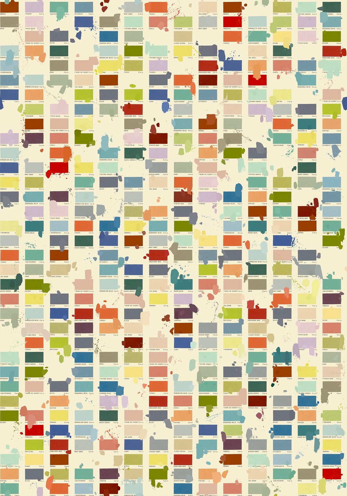Cole & Son Coles’ Colour Card Tapete 131/7023
