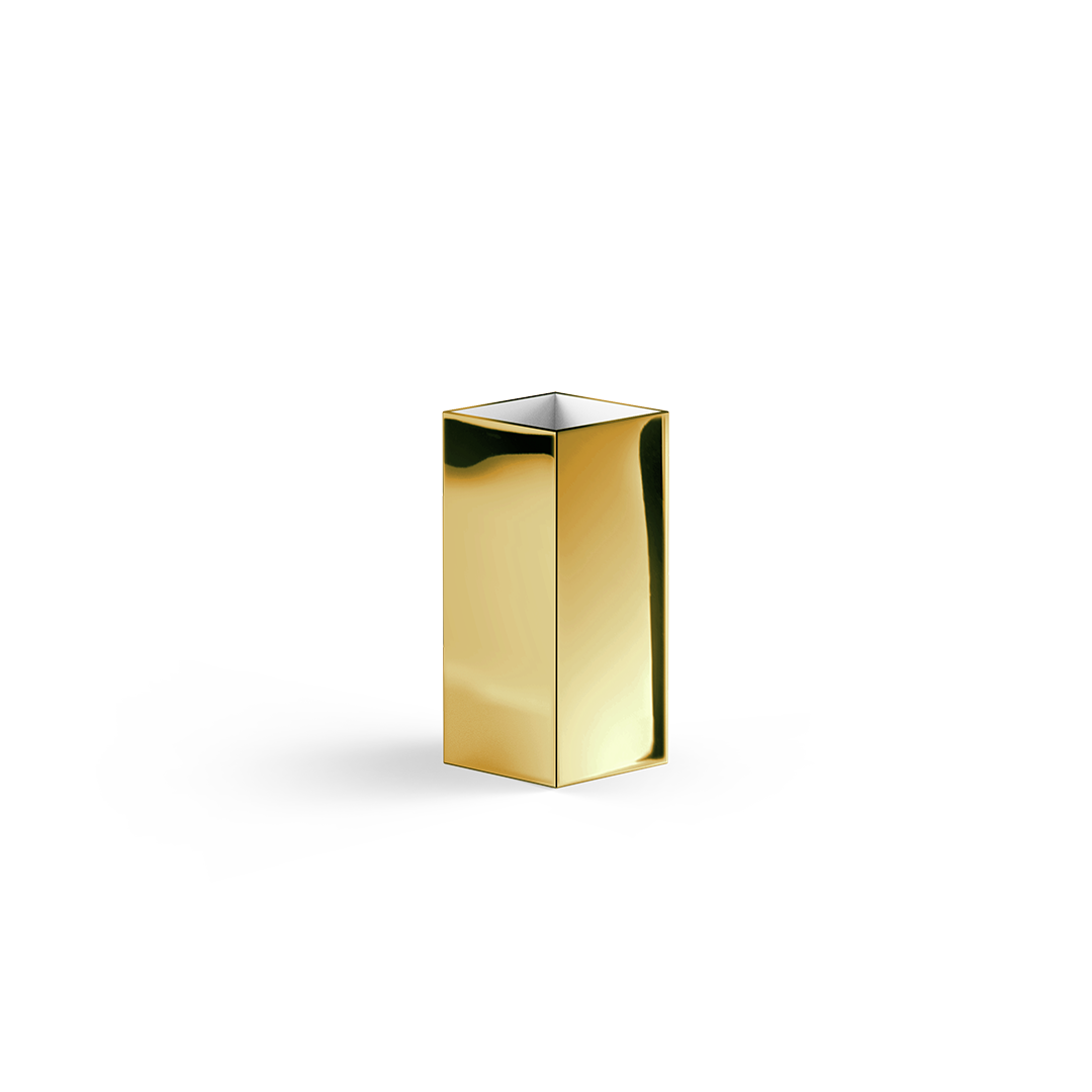 Decor Walther CORNER Standbehälter – Gold 24 Karat – Art. 0564520