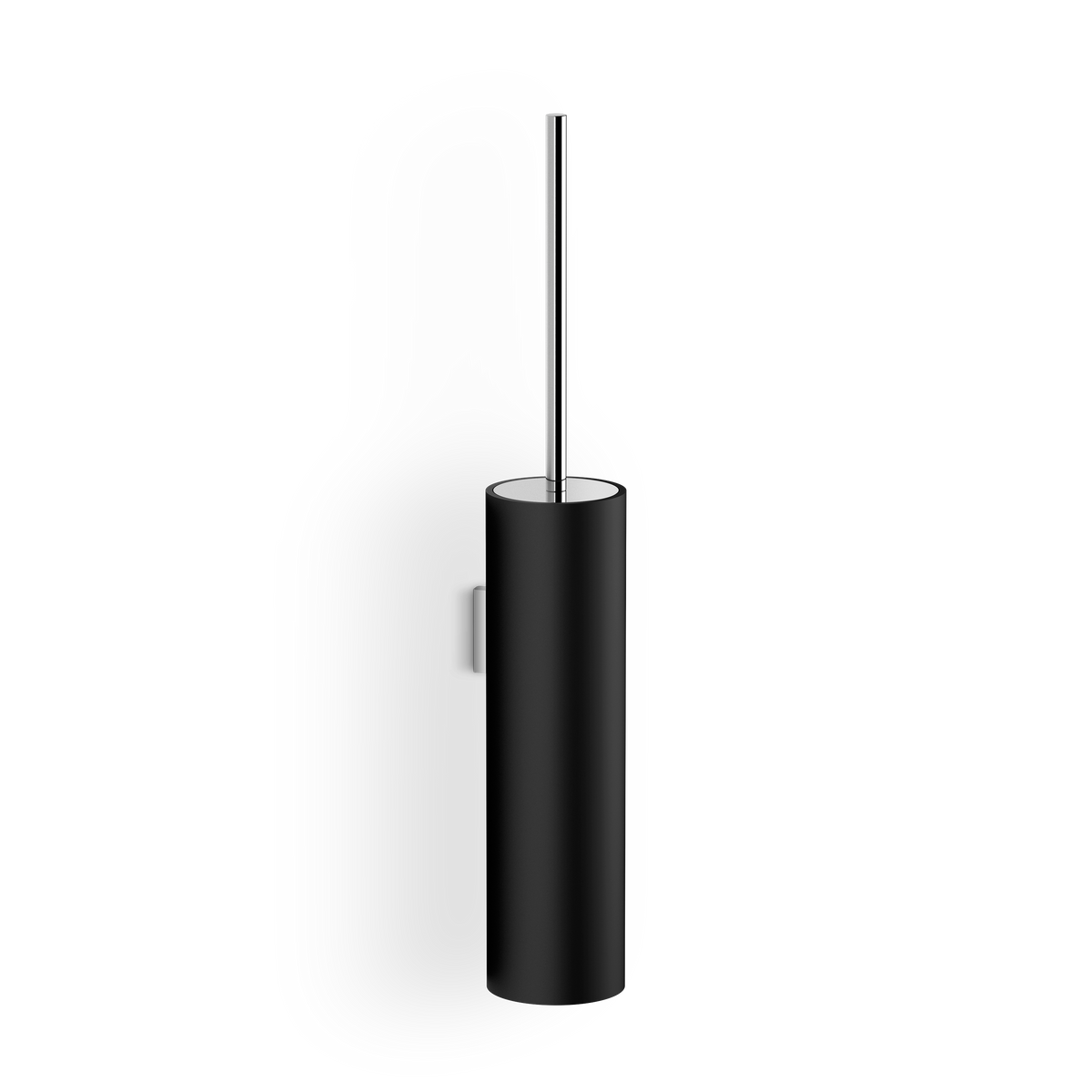 Decor Walther STONE WBG Wand WC Bürstengarnitur – Schwarz matt / Chrom – Art. 0970964