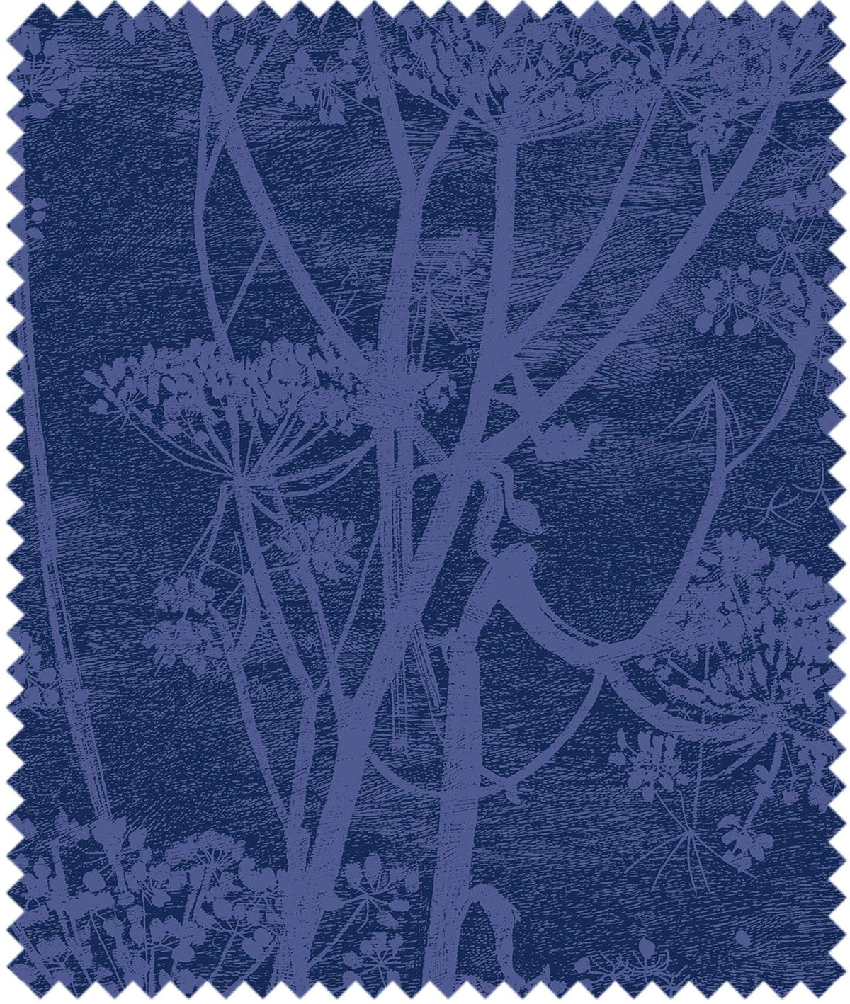 Cole & Son – Stoff Cow Parsley Velvet – F111/5016 – Hyacinth & Ink