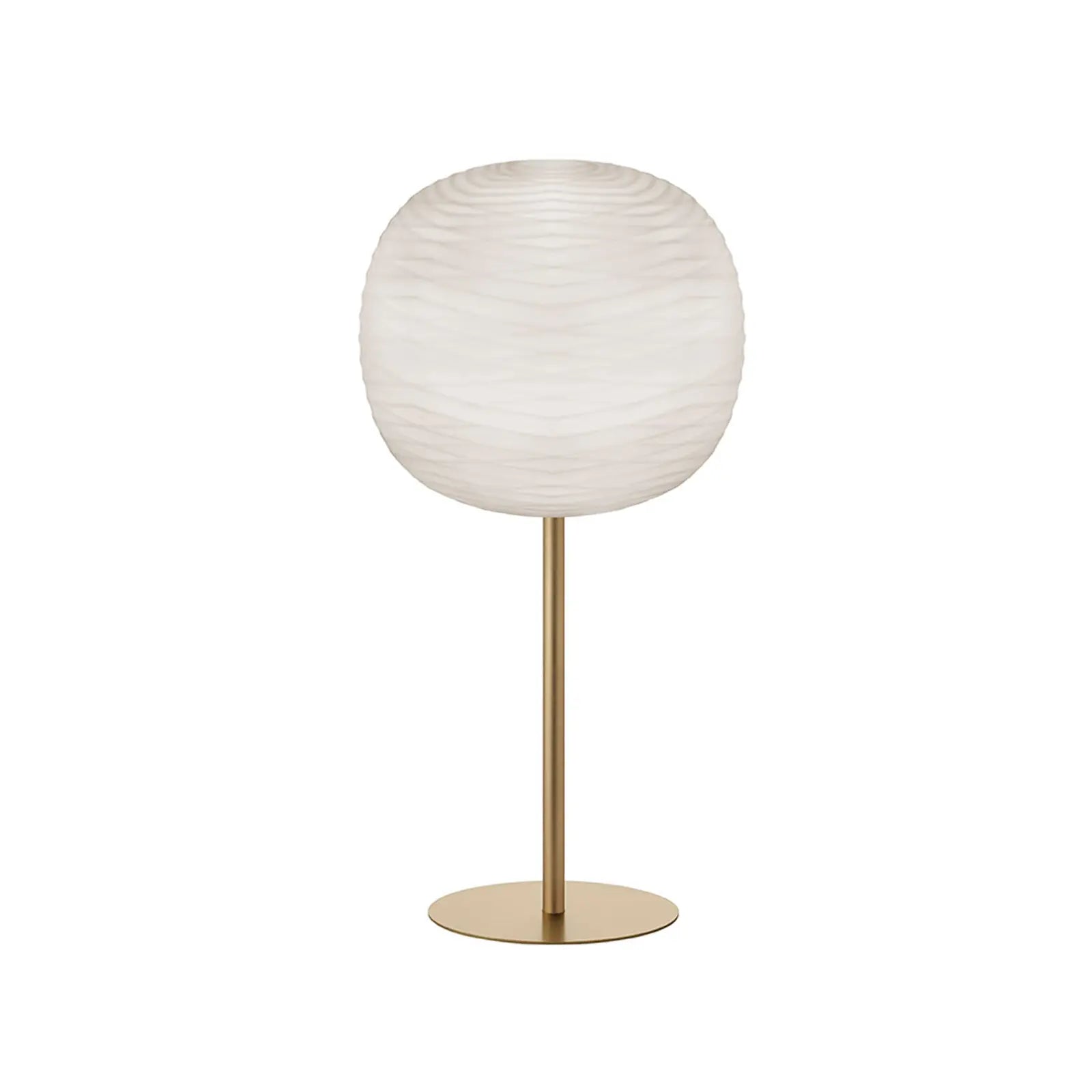 Foscarini - Gem tavolo alta Tischleuchte-Tischleuchte-Foscarini-Weiß Gold-TOJU Interior