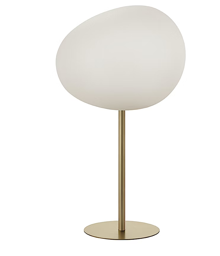 Foscarini - Gregg grande alta Tischleuchte-Tischleuchte-Foscarini-Weiß gold-TOJU Interior