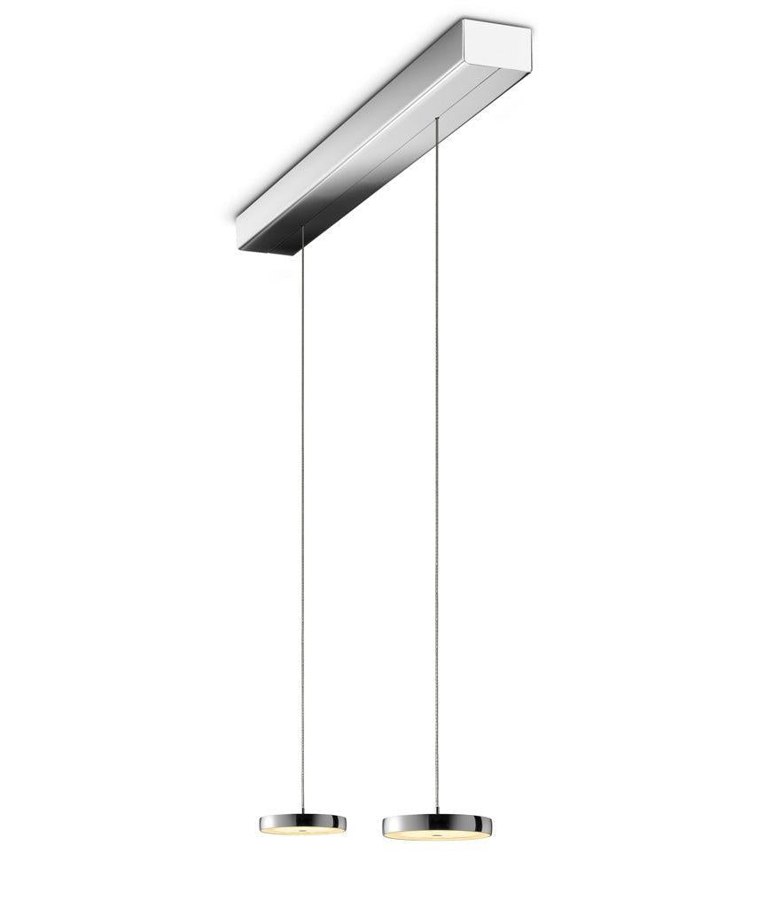 Oligo - Pendelleuchte Decent 1-flammig-Pendelleuchte-Oligo-Farbe Baldachin Chrom | Farbe Kopf Chrom-2-flammig-G42-885-21-05-TOJU Interior