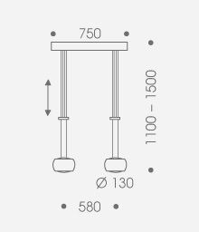 Oligo - Pendelleuchte Grace mit Höhenverstellung-Pendelleuchte-Oligo--TOJU Interior