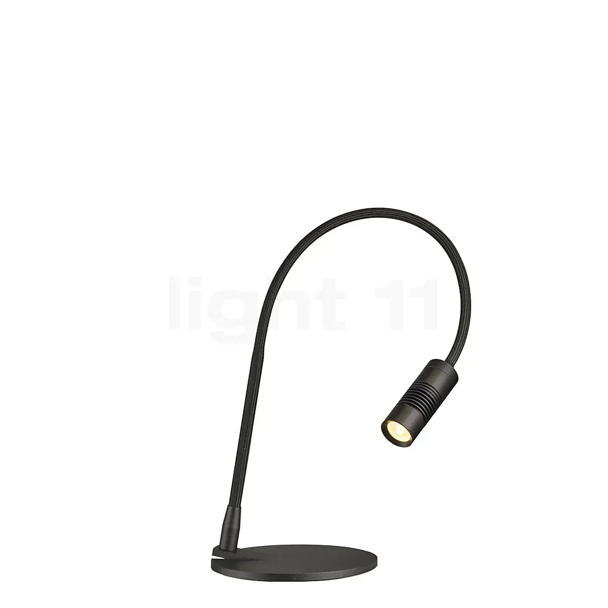Oligo - Tischleuchte a little Bit-Tischleuchte-Oligo-Kopf Schwarz matt / Flexarm Schwarz matt-45-898-25-23-TOJU Interior