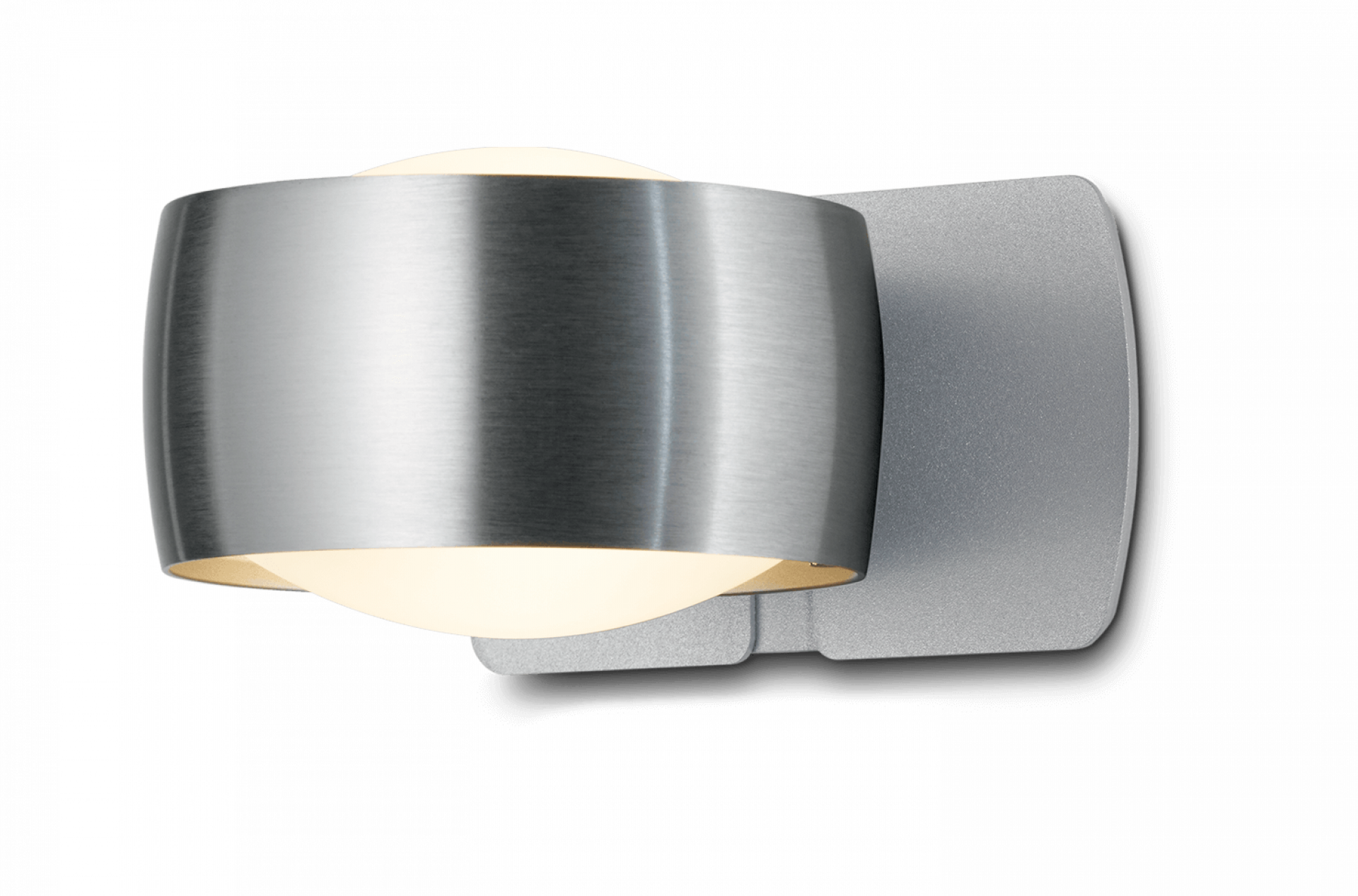 Oligo - Wandleuchte Grace LED-Wandleuchte-Oligo-Farbe Gehäuse Chrom matt | Farbe Aluminium gebürstet-Einbau-40-931-23-12-TOJU Interior