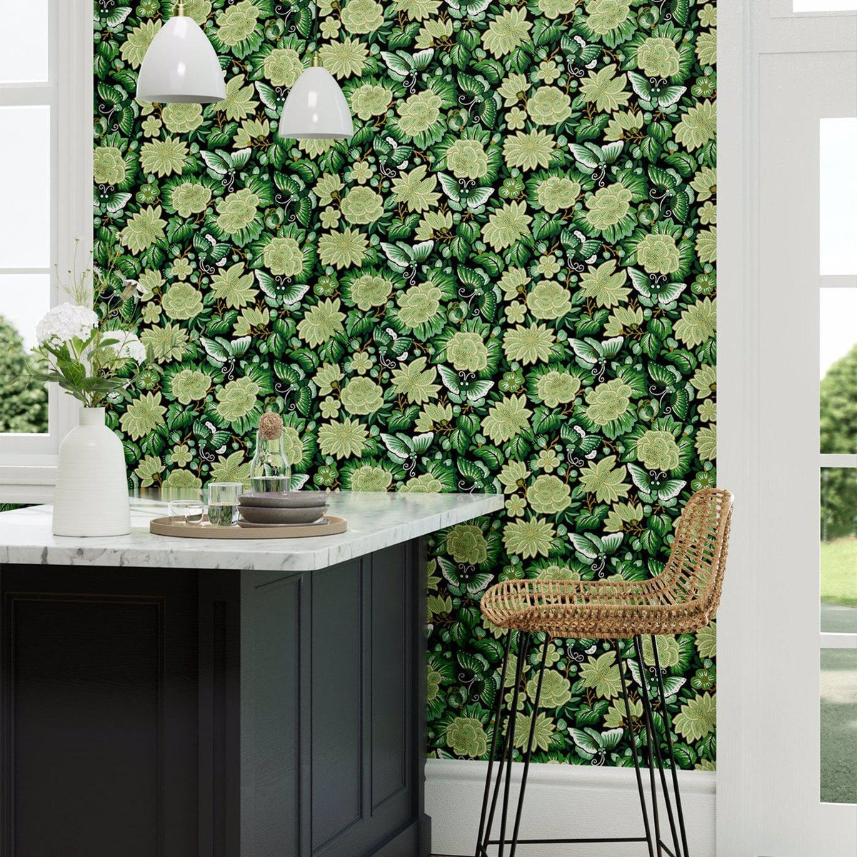 Sanderson - Tapete Amara Butterfly-Tapeten-Sanderson--Toju Interior