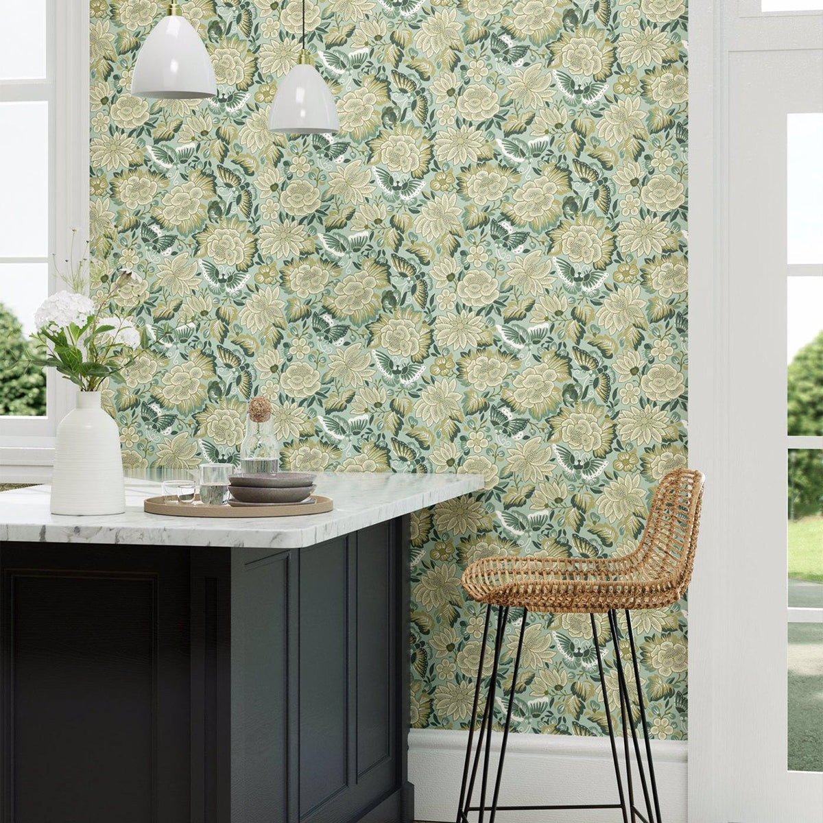 Sanderson - Tapete Amara Butterfly-Tapeten-Sanderson--Toju Interior