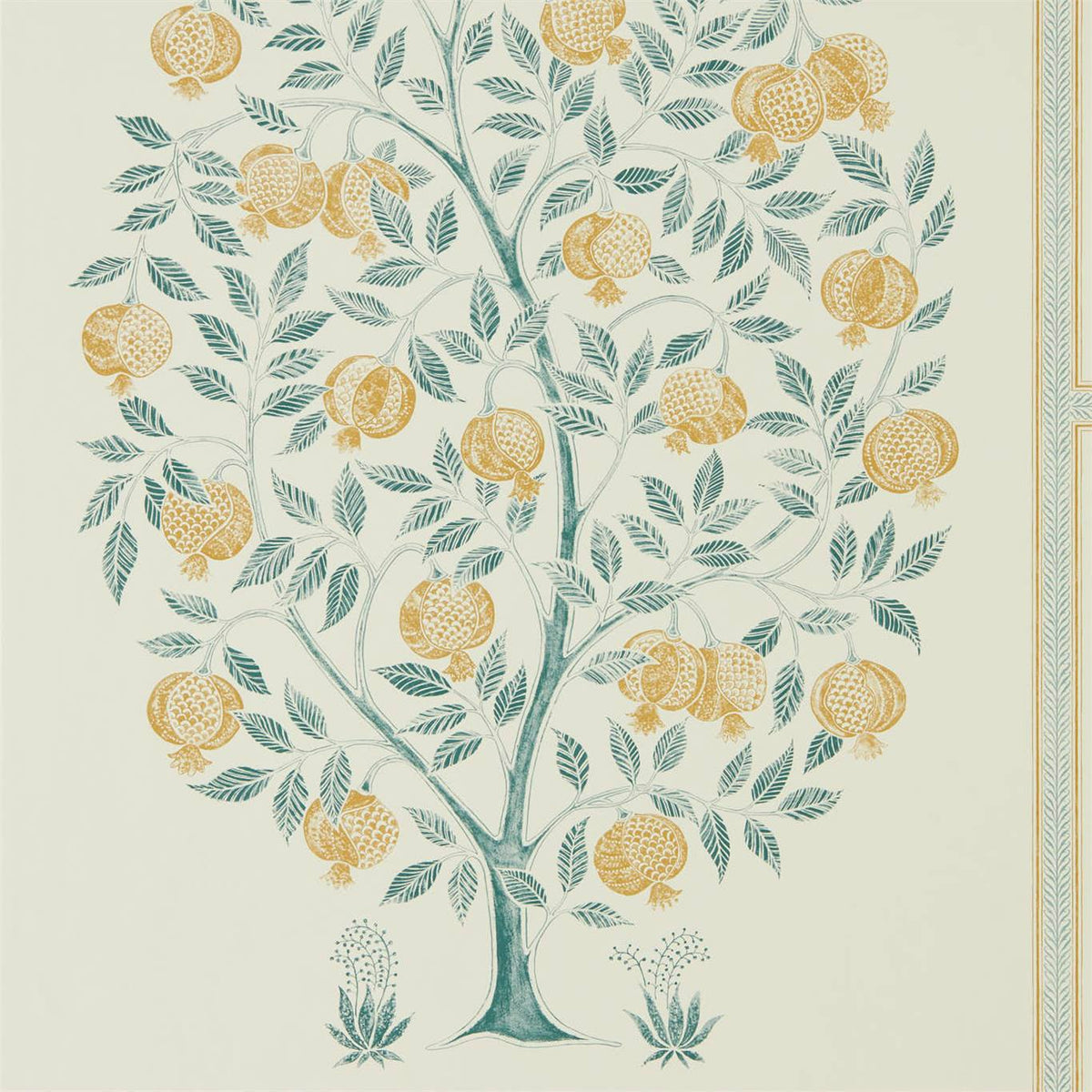 Sanderson - Tapete Anaar Tree-Tapeten-Sanderson-ENGLISH GREY/WOAD 216792-216792-Toju Interior