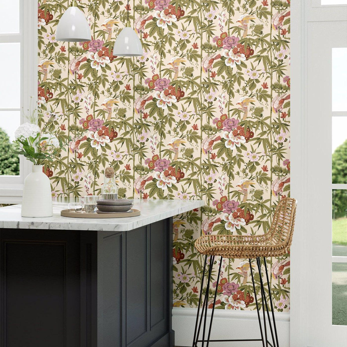 Sanderson - Tapete Bamboo & Birds-Tapeten-Sanderson--Toju Interior