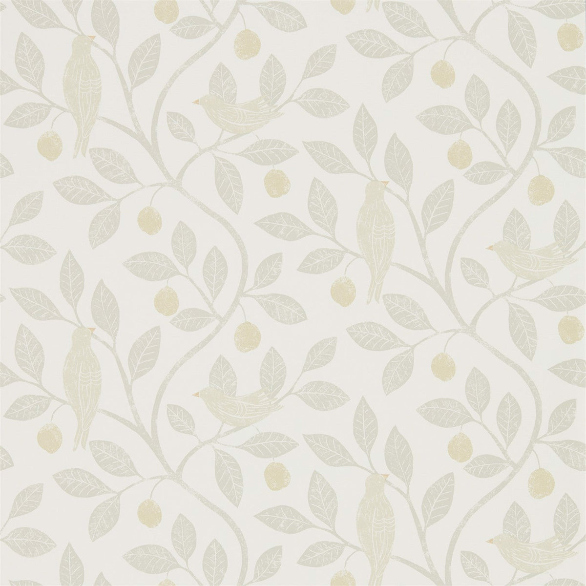 Sanderson - Tapete Damson Tree-Tapeten-Sanderson-LINEN/HONEY 216366-DHPO216366-Toju Interior