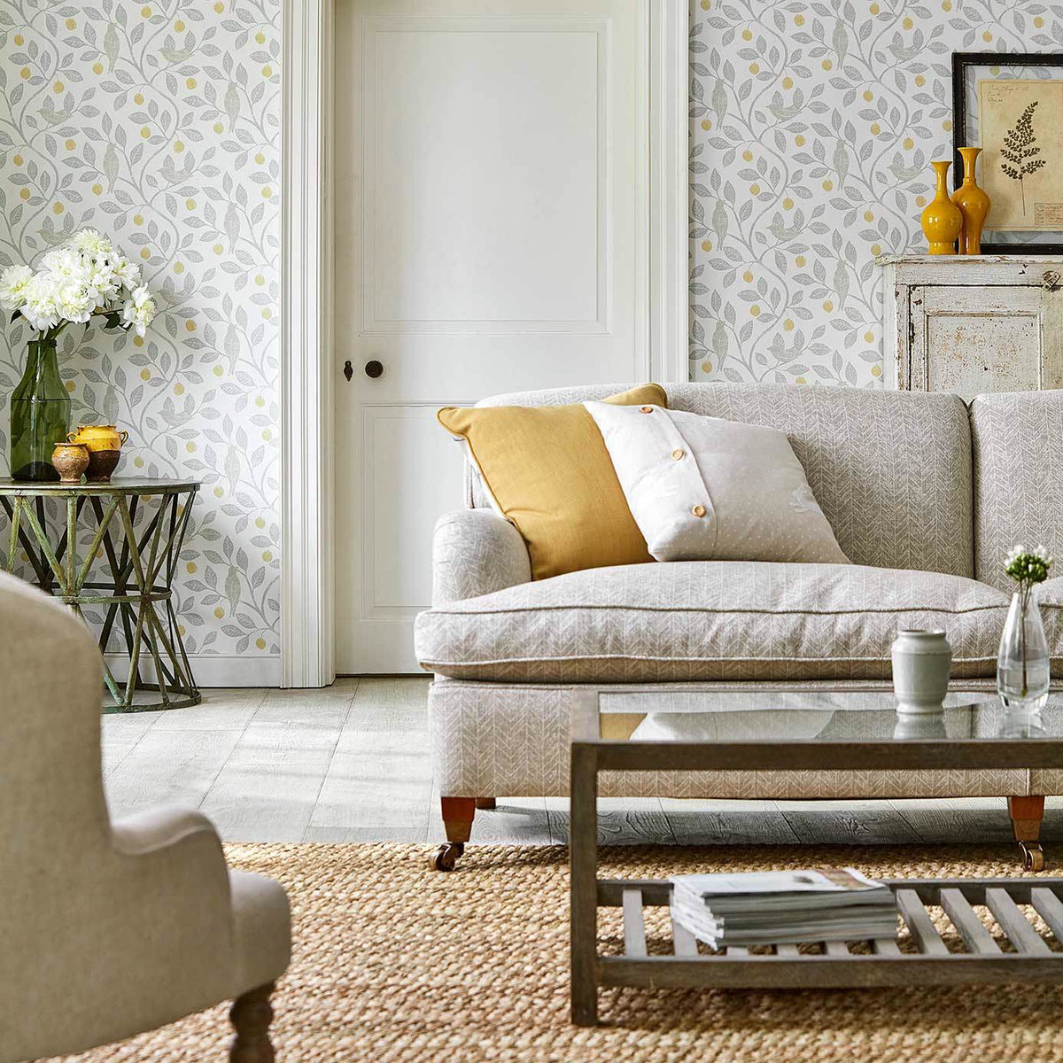 Sanderson - Tapete Damson Tree-Tapeten-Sanderson--Toju Interior