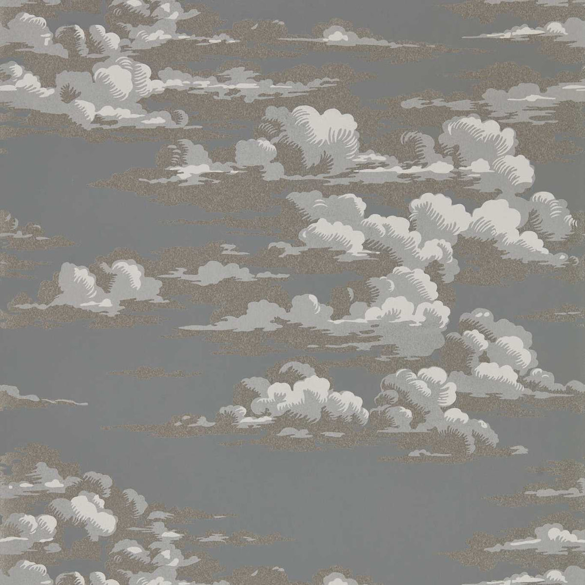Sanderson - Tapete Silvi Clouds-Tapeten-Sanderson-TAUPE GREY 216603-216603-Toju Interior