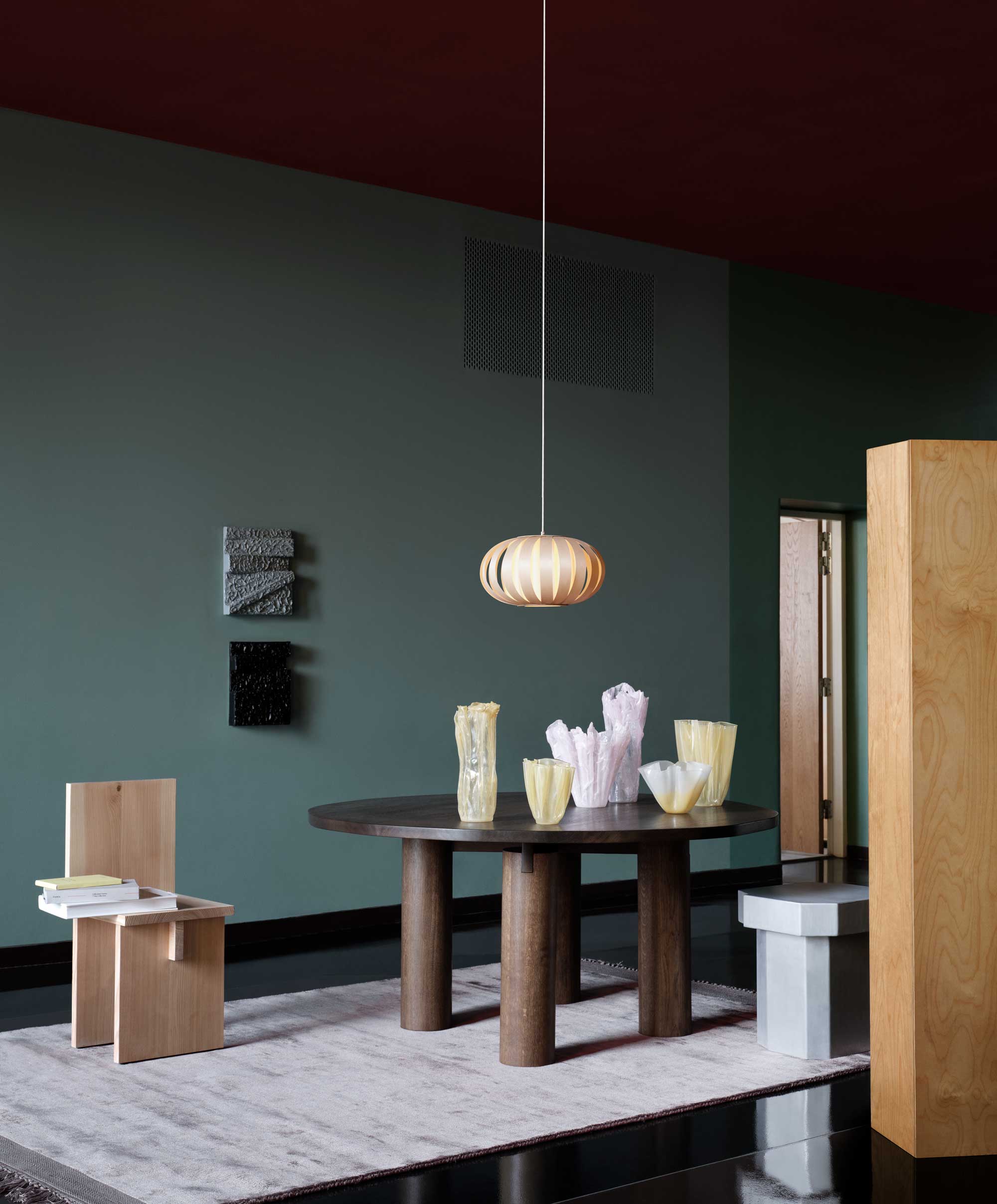 Tom Rossau - Pendelleuchte ST903-Pendelleuchte-Tom Rossau-Birch Natural-40 x 24 cm-5744002221746-Toju-Interior