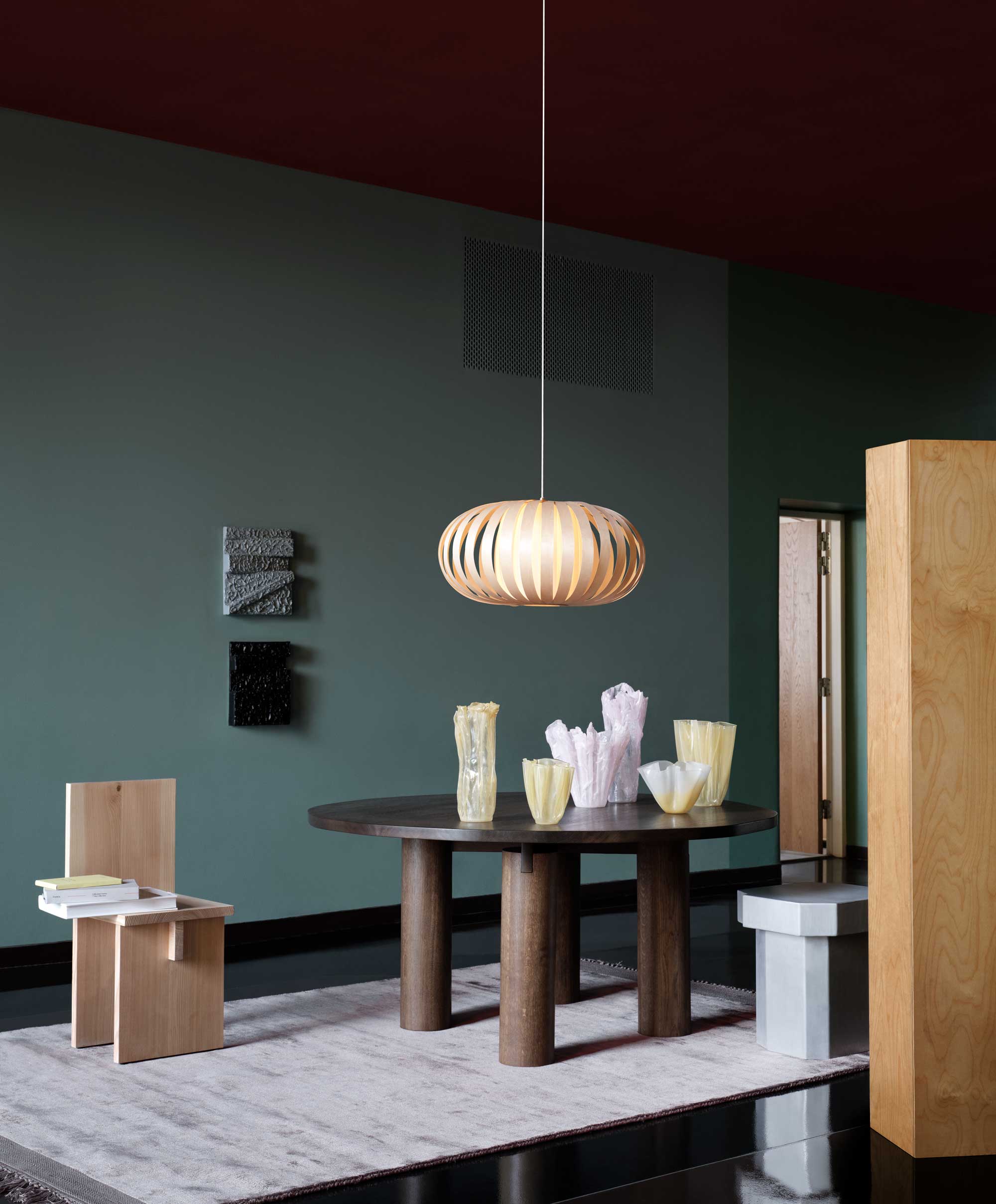 Tom Rossau - Pendelleuchte ST903-Pendelleuchte-Tom Rossau-Birch Natural-58 x 28 cm-5744002221753-Toju-Interior