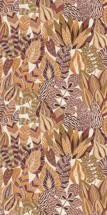 Casamance Alfabia Tapete Terracotta / Curry – 76691528