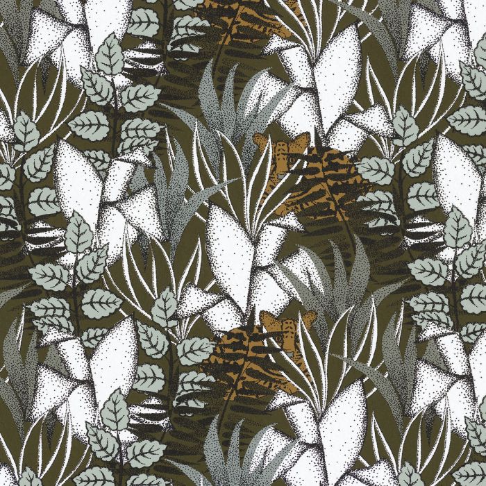 Casamance Tigris Tapete Kaki – 74731734