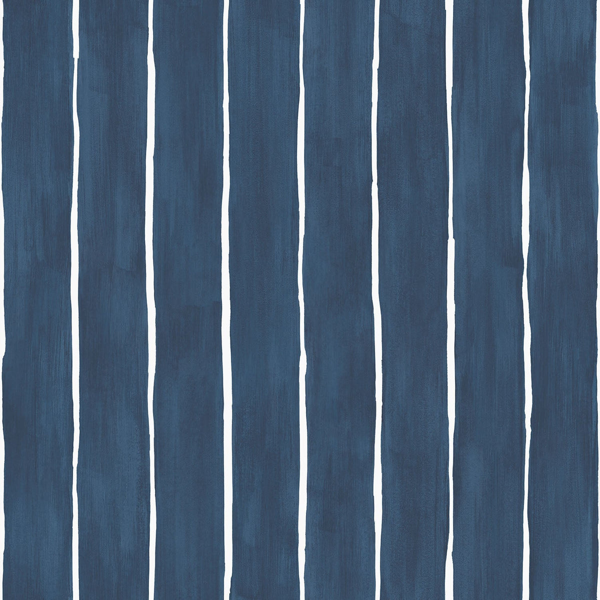 Cole & Son Marquee Stripe Tapete – Midnight (110/2007), Musteransicht