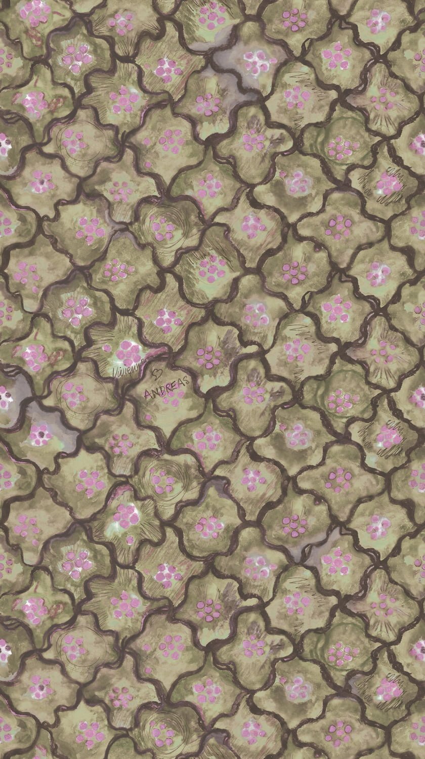 Cole & Son Vivienne Love Andreas – Moss & Thistle (130/6020)