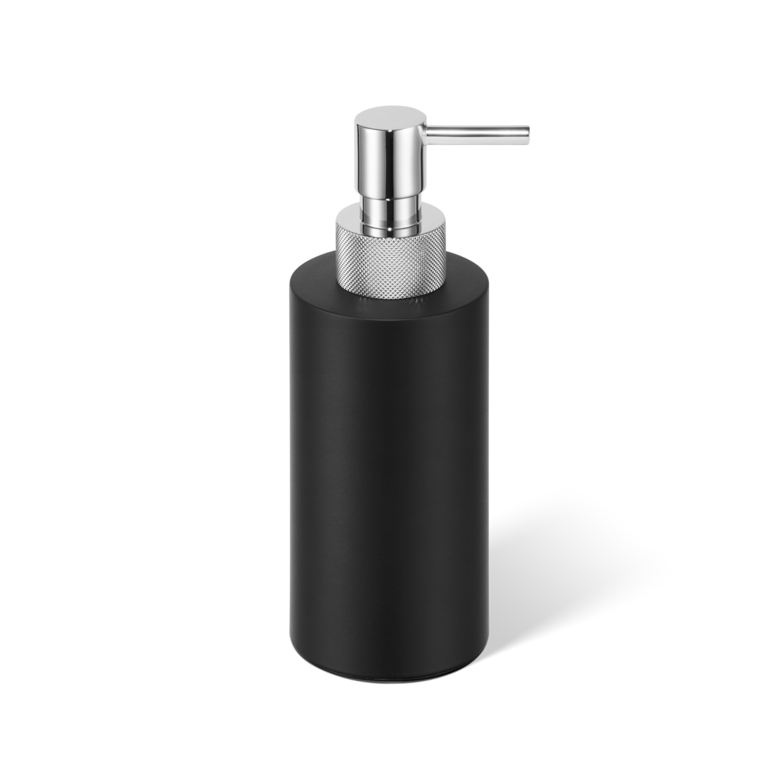 Decor Walther - CLUB SSP 3 Seifenspender – Schwarz matt / Chrom – 0853760