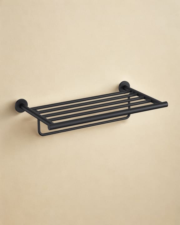 Cosmic Architect S+ Handtuchablage – Schwarz matt