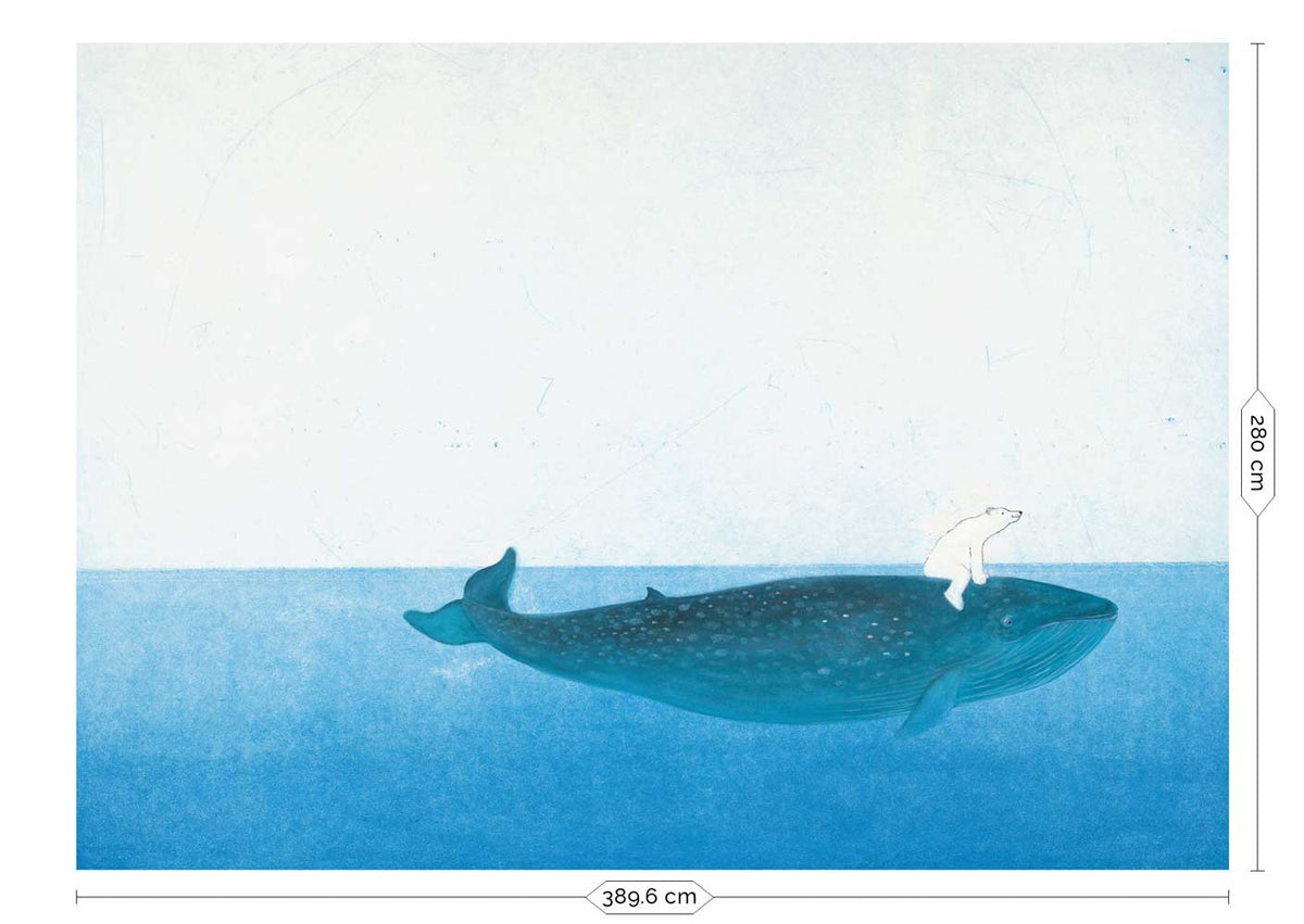 KEK Amsterdam Riding the Whale Wandbild – Gesamtmotiv