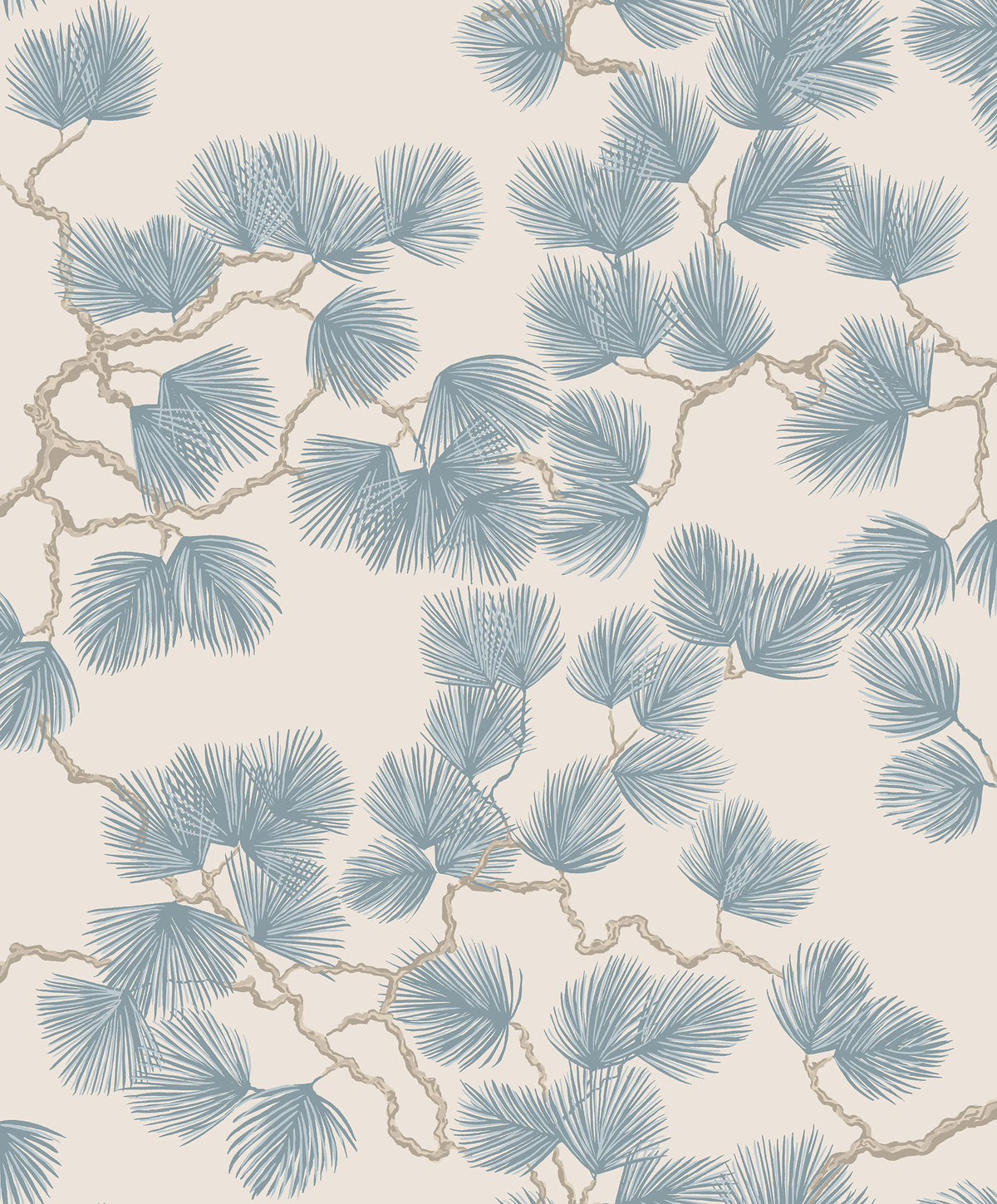 Sandberg Pine Misty Blue S10328 – Tapetenmuster