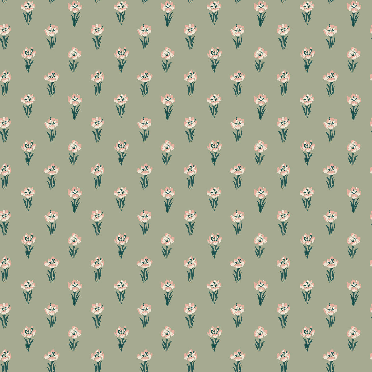 Sandberg Betty Green S10374 – Tapetenmuster