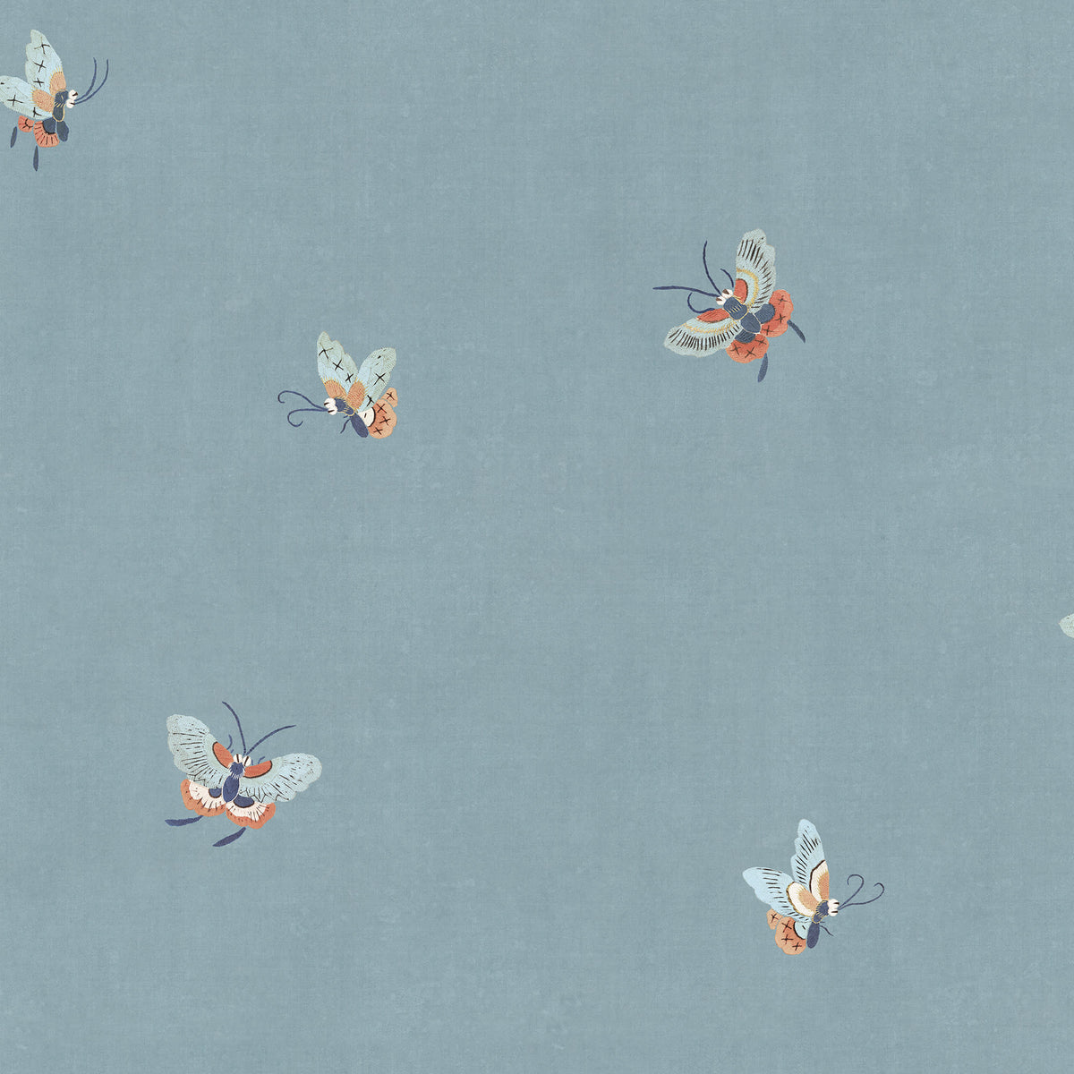 Sandberg Butterflies Misty Blue S10448 – Tapetenmuster