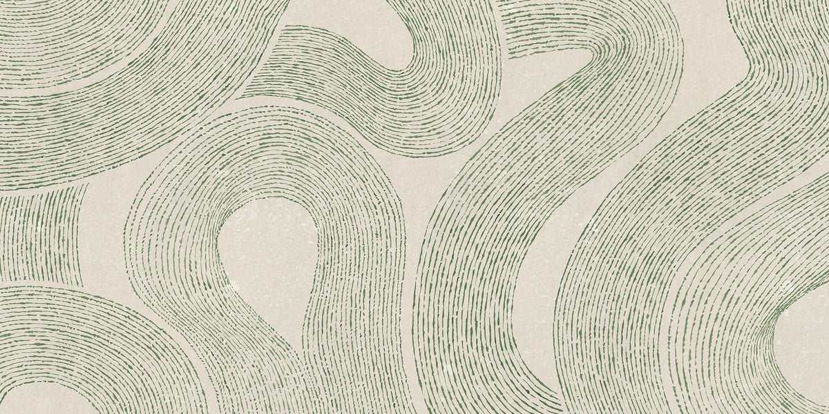 Sandberg Zen Mural Green S10548 – Tapetenmuster