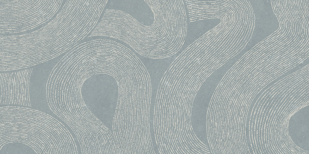 Sandberg Zen Mural Misty Blue S10549 – Tapetenmuster