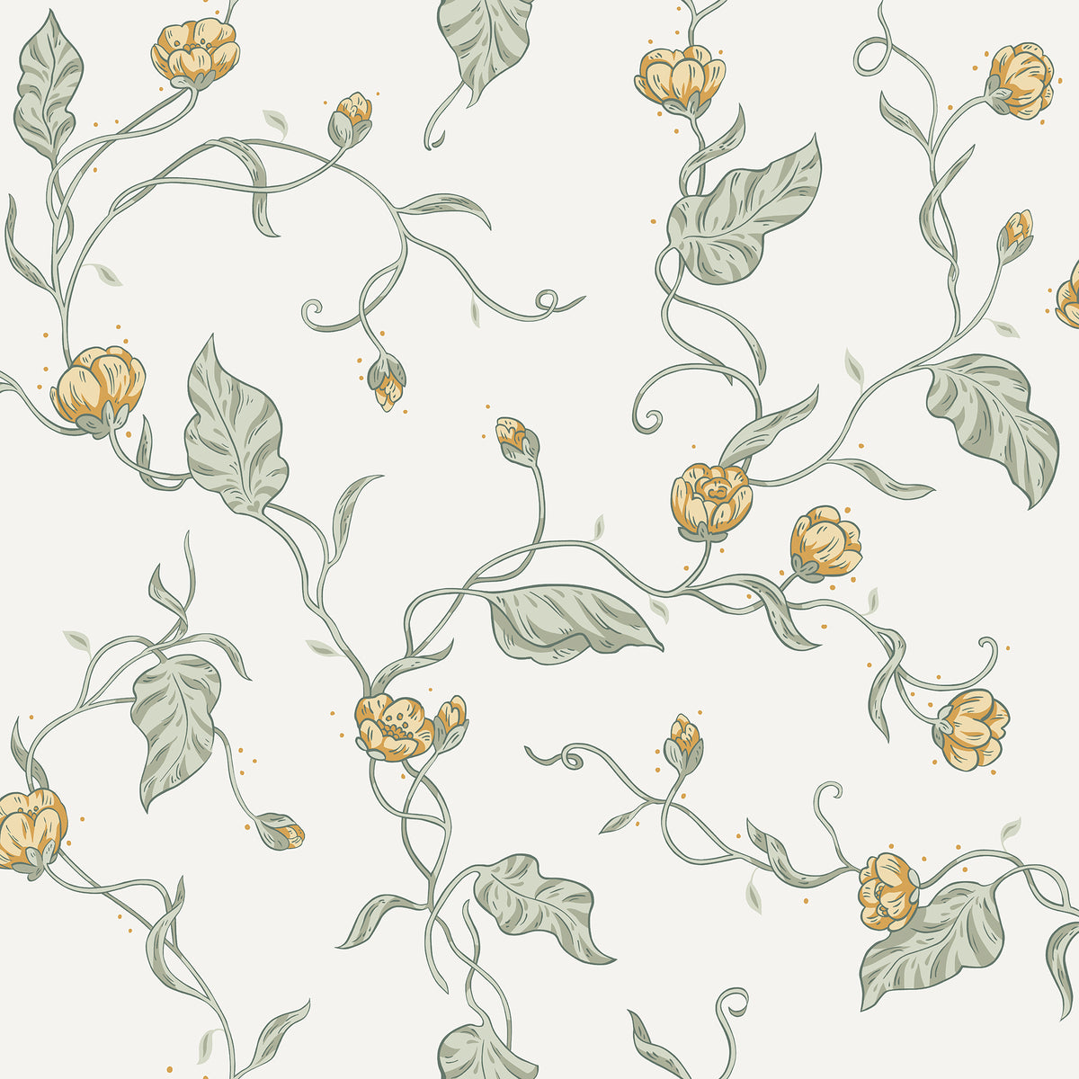 Sandberg Elmire Spring Green S10147 – Tapetenmuster