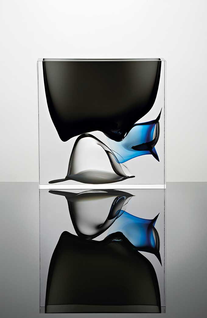 Anna Torfs - Moments Vase-Vase-Anna Torfs-high-grey/blue-TOJU Interior