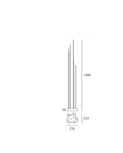 Artemide - Stehleuchte Outdoor Reeds-Leuchten-Artemide-TOJU Interior