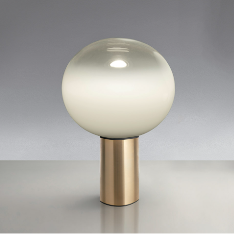 Artemide - Tischleuchte Laguna-Leuchten-Artemide-26cm - Satin Messing-TOJU Interior