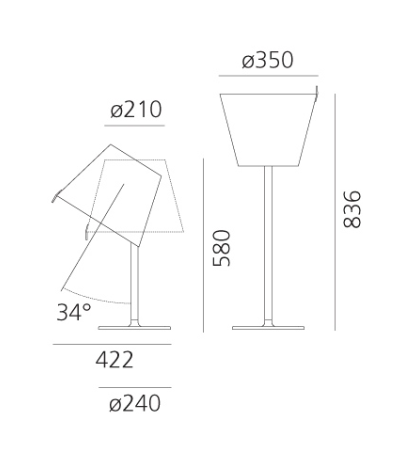 Artemide - Tischleuchte Melampo-Leuchten-Artemide-TOJU Interior