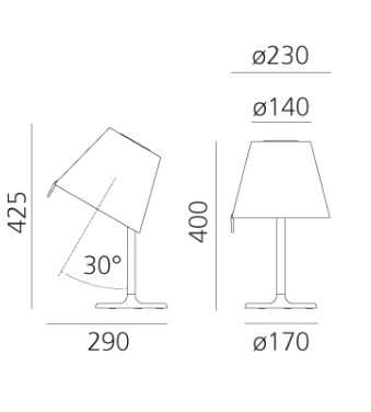 Artemide - Tischleuchte Melampo Notte-Leuchten-Artemide-TOJU Interior