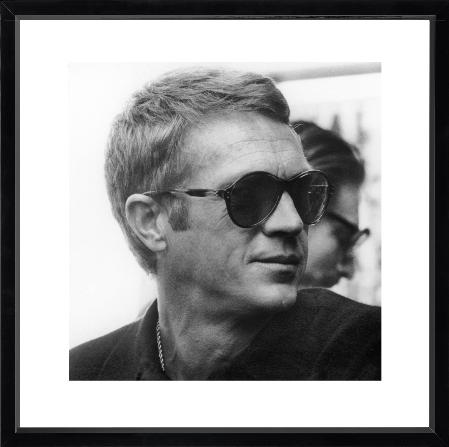 Brookpace Fine Art - Steve McQueen-Wandbild-Brookpace Lascelles-Studio / Lackrahmen schwarz-TOJU Interior