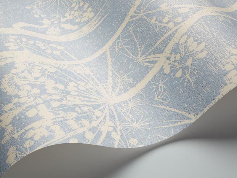 Cole and Son - Tapete Cow Parsley Wallpaper-Tapeten-Cole & Son-Buttercup & Powder Blue-TOJU Interior