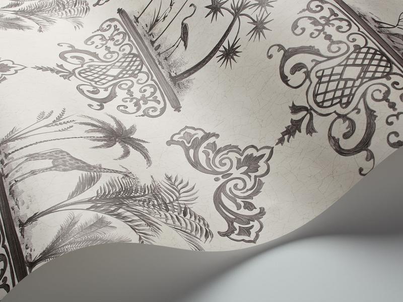 Cole and Son - Tapete Rousseau Wallpaper-Tapeten-Cole & Son-Soot on Snow S99/9039-TOJU Interior