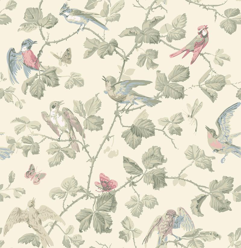 Cole and Son - Tapete Winter Birds Wallpaper-Tapeten-Cole & Son-TOJU Interior