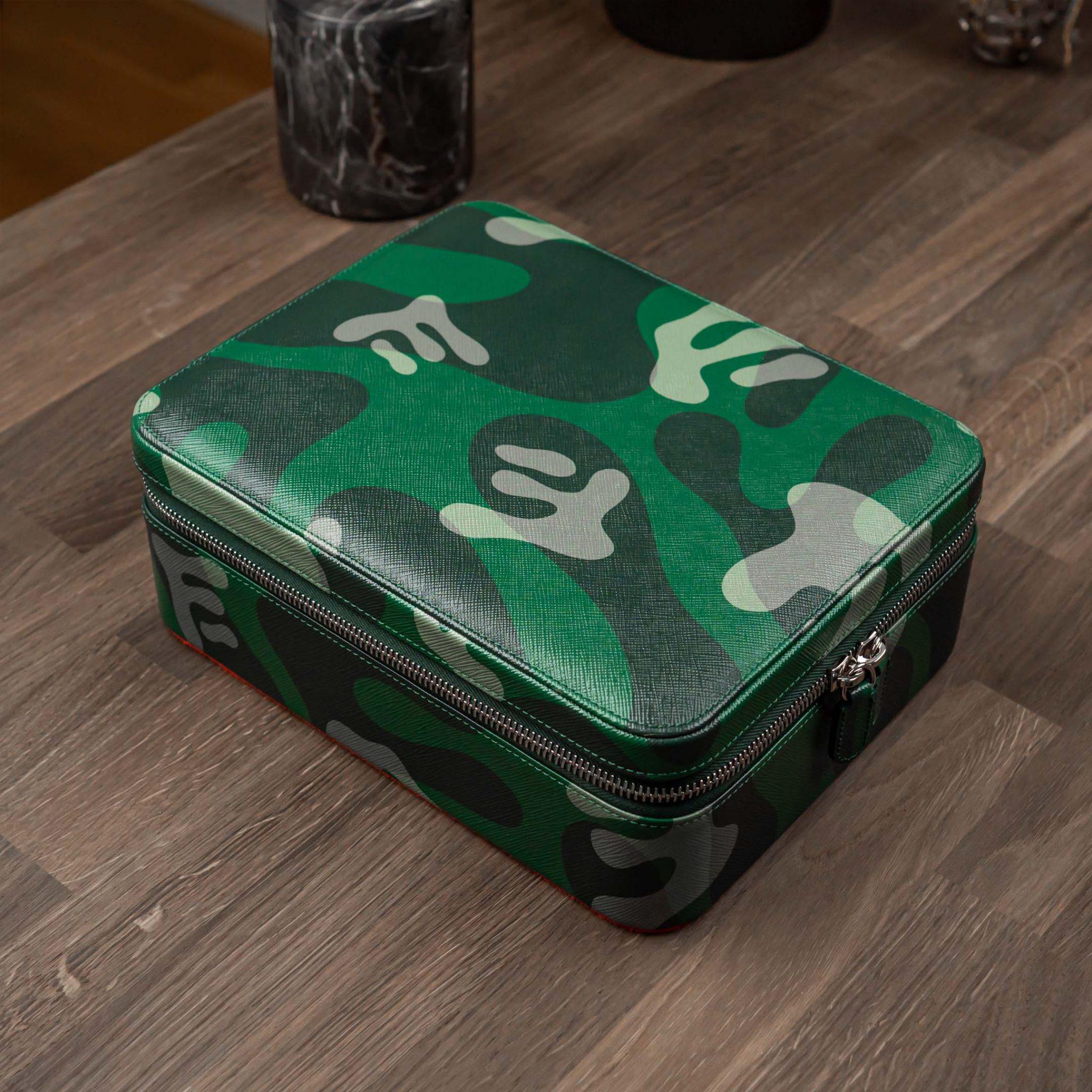 IFL Watches - Green Camo Watch Box – 6 Uhren-Uhrenbox-TOJU Interior