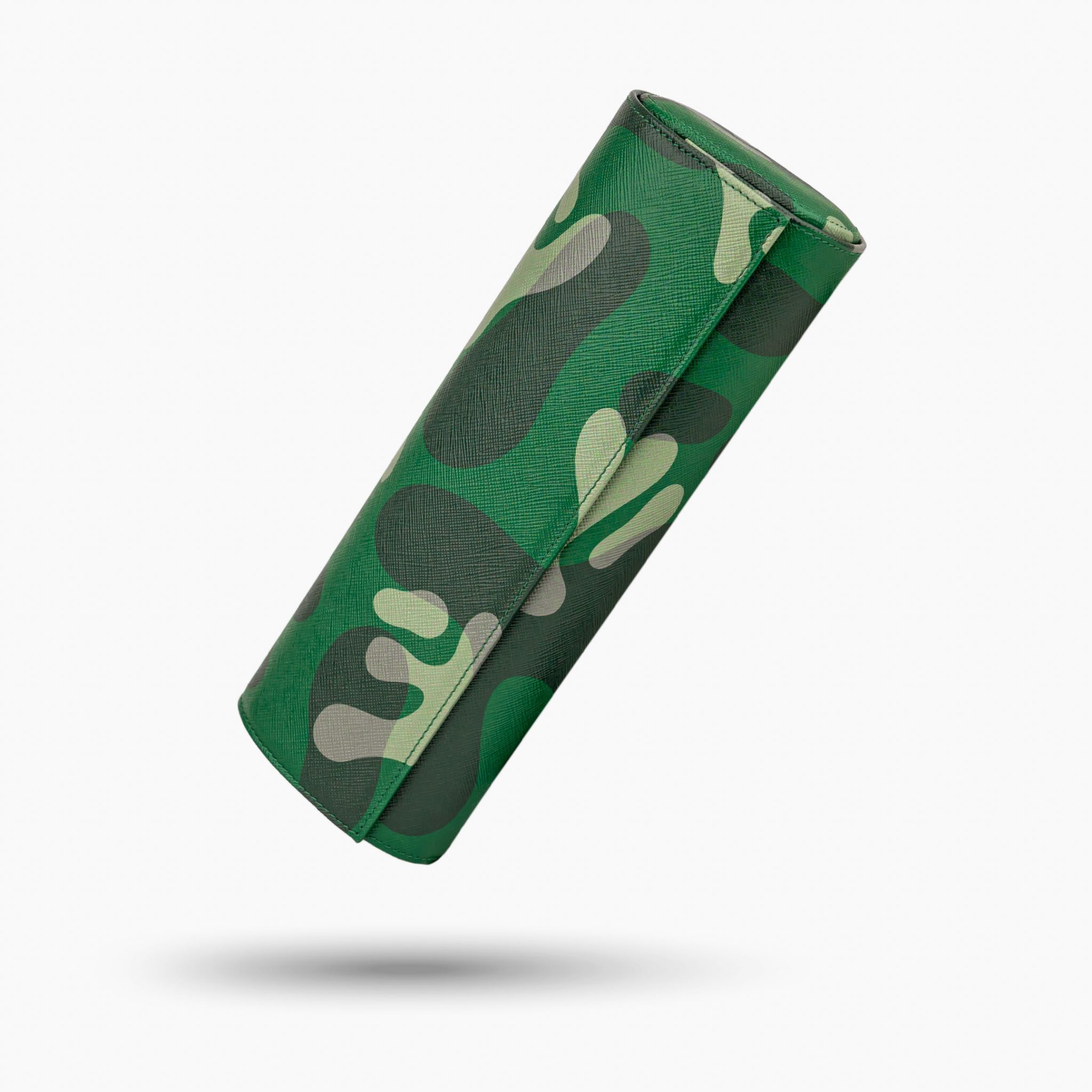 IFL Watches - Watch Roll - Green Camo Watch Roll für 4 Uhren-Uhrenrolle-TOJU Interior