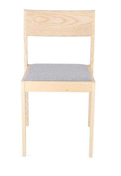 Jan Kurtz - Armlehnenstuhl Nora-Stühle-Jan Kurtz-Hellgrau - Esche lackiert-TOJU Interior