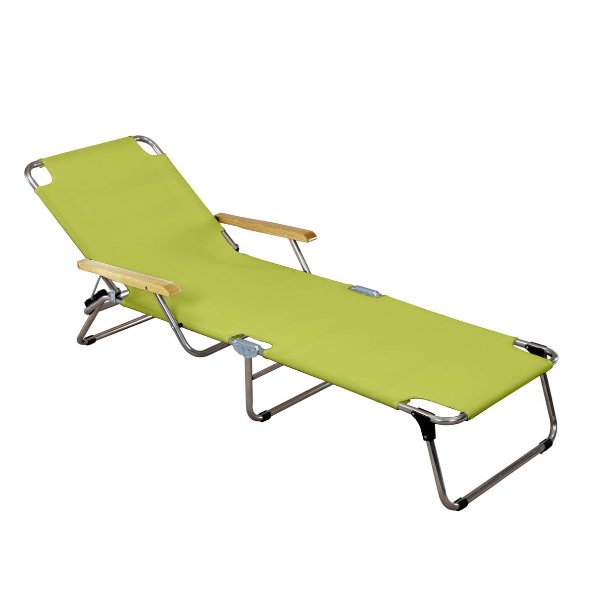 Jan Kurtz - Fiam Gartenliege Amigo Dreibeinliege mit Armlehne-Gartenmöbel-Jan Kurtz-Pistazie-TOJU Interior