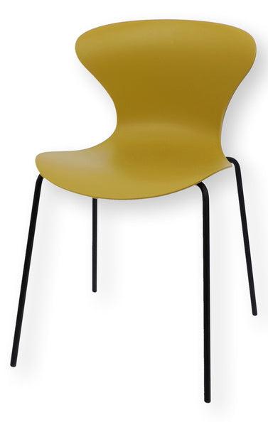 Jan Kurtz - Stuhl Riva-Stühle-Jan Kurtz-schwarz/curry-TOJU Interior