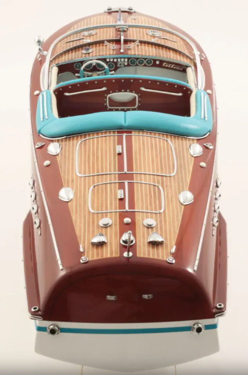 Kiade - Modellboot Riva Super Tritone 55cm-Modellboot-Kiade-TOJU Interior