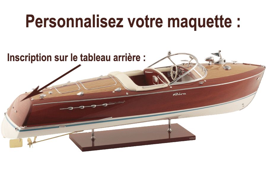 Kiade - Modellboot Riva Super Tritone 82cm Ivory-Modellboot-Kiade-TOJU Interior